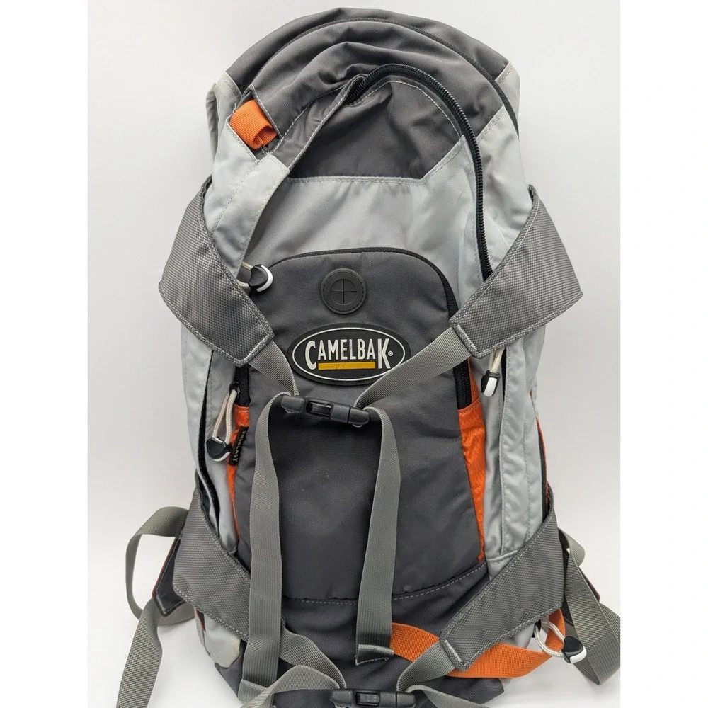 CamelBak SnoBlast Hydration Pack Backpack Grey Orange 100oz 3L Omega Reservoir